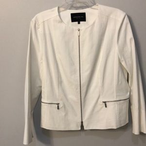 Lafayette 148 white jacket